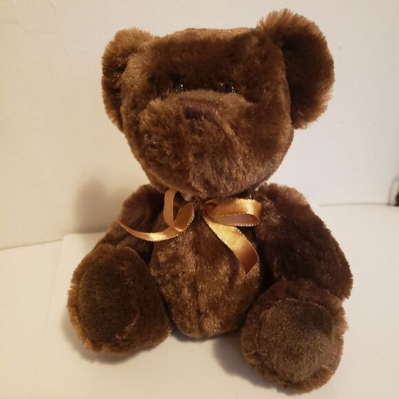 Brown Plush Stuffed Teddy Bear - Picture 1 of 7
